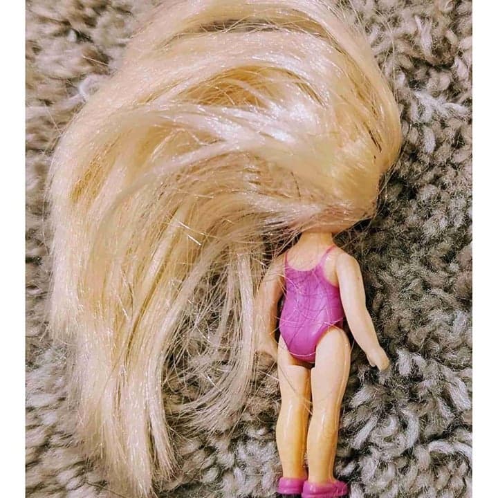 Playskool Vintage 1992 Krystal Princess Hearts Doll Pink Blonde - Thumbnail 2