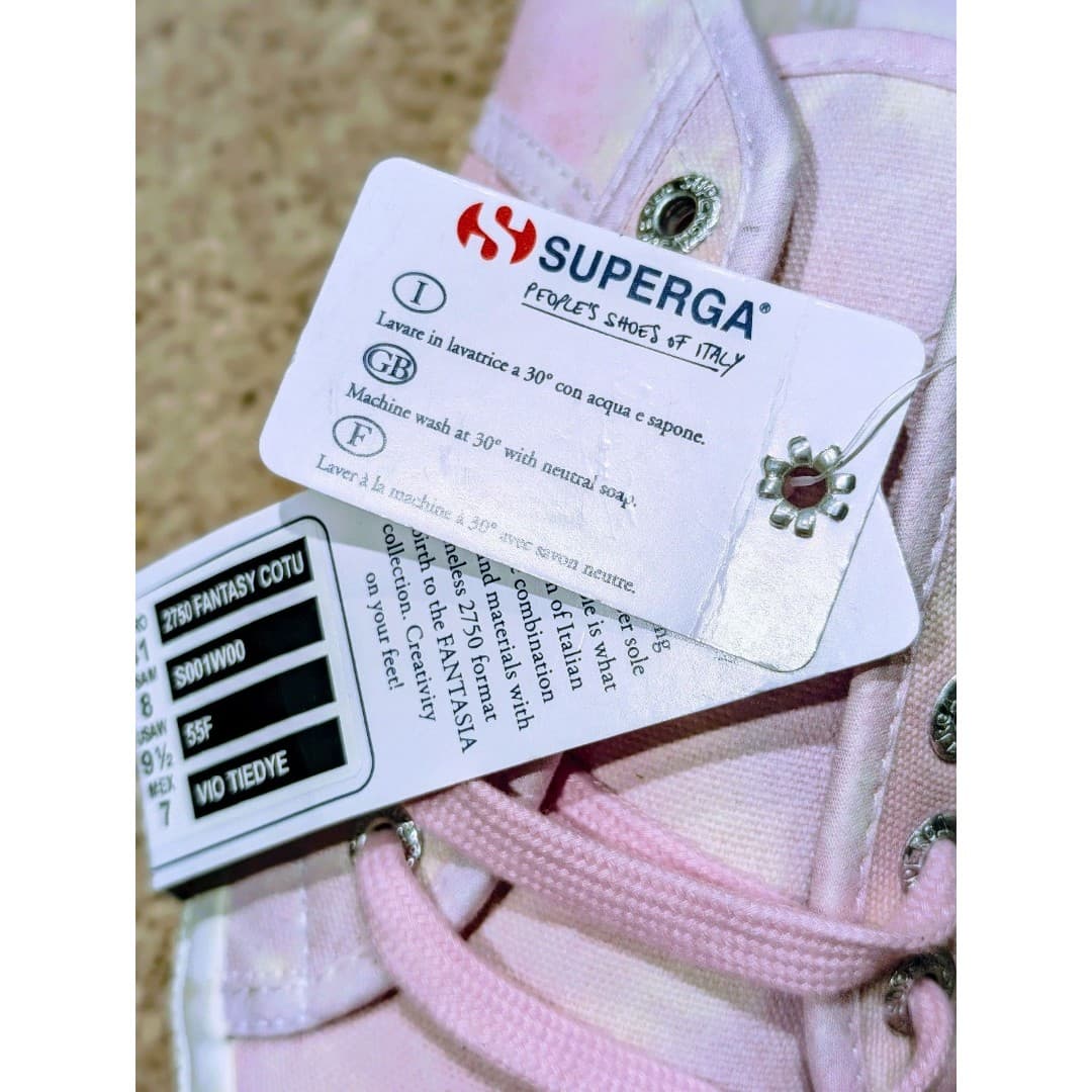 Superga 2750 Fantasy Cotu Sneakers Size 8 Brand new w/tags. Super Cute - Thumbnail 3