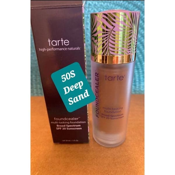 Tarte Babassu Foundcealer Skincare Foundation 50S Deep Sand.