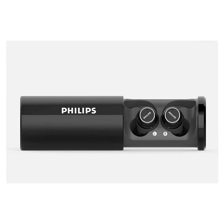 Philips Black Wireless Water Resistant Earbuds Charging Case - Thumbnail 2