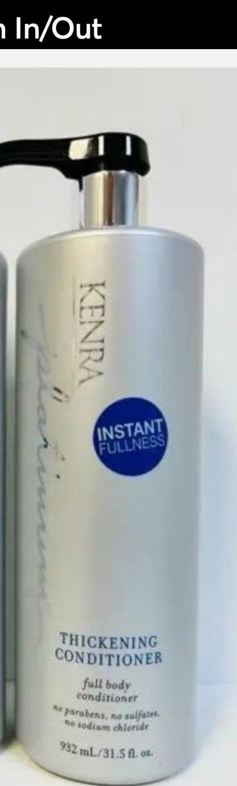 Kenra Platinum Thickening Full Body Conditioner Liter 31.5 oz New - Image 1