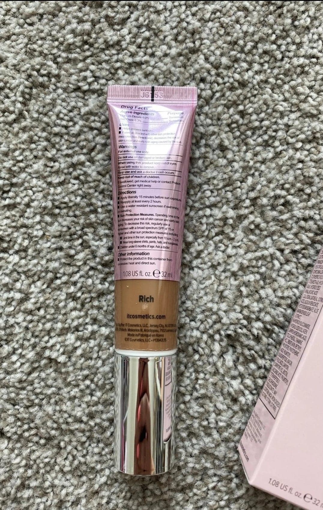 it Cosmetics Your Skin But Better CC+ Illumination SPF 50 Rich 1.08oz/32ml NIB - Thumbnail 2