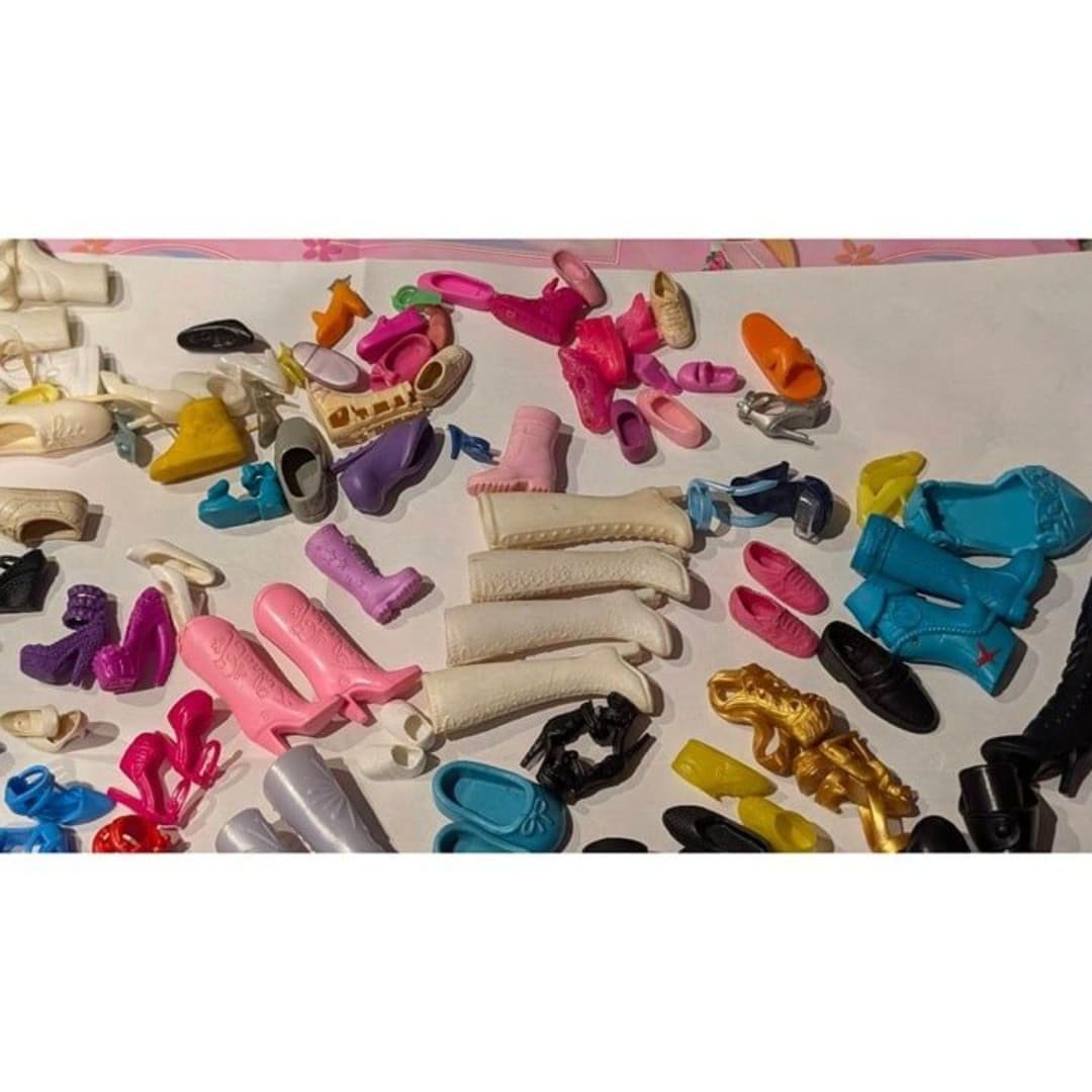 Mattel Vintage Assorted Styles Barbie Monster High and Rainbow High Shoes - Thumbnail 6