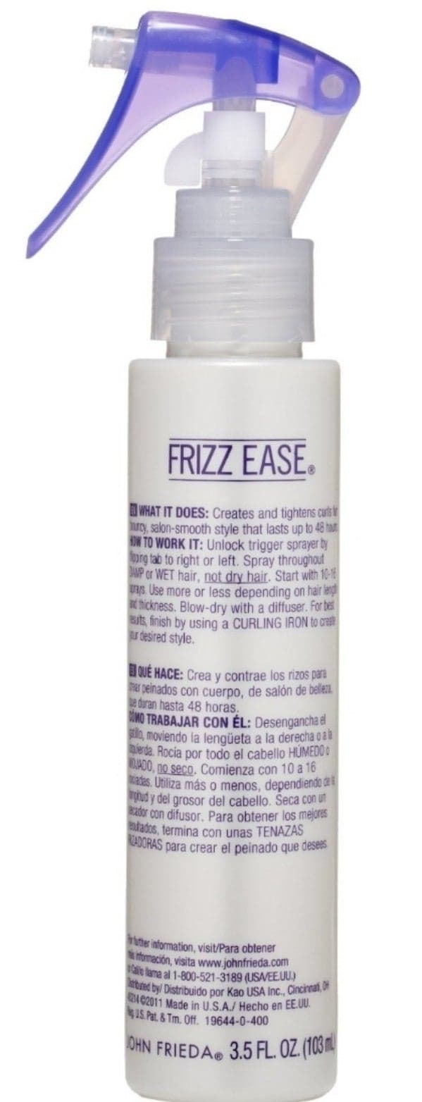 John Frieda Frizz-Ease Go Curlier Heat-Activated Spray 3.50 oz - Thumbnail 4