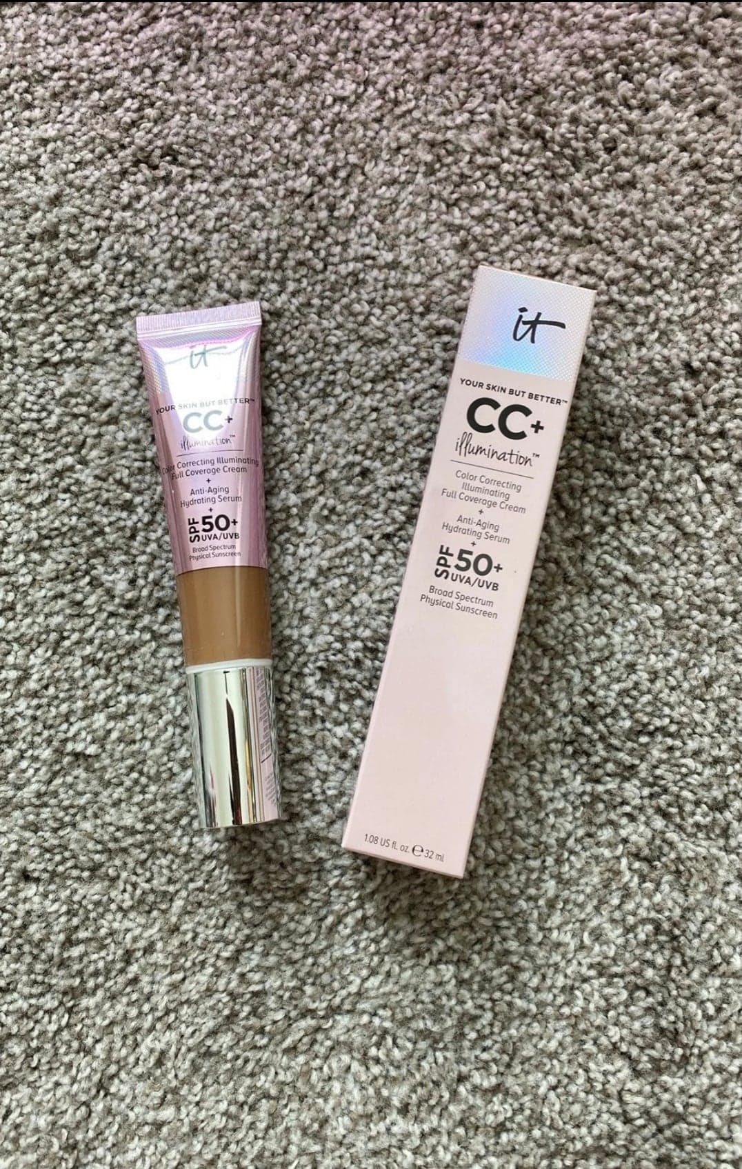 it Cosmetics Your Skin But Better CC+ Illumination SPF 50 Rich 1.08oz/32ml NIB