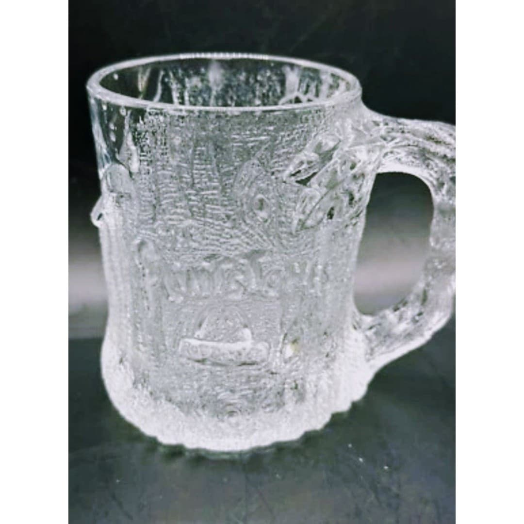 Vintage The Flintstones Glass Mug McDonalds 1993 Treemendous Cup