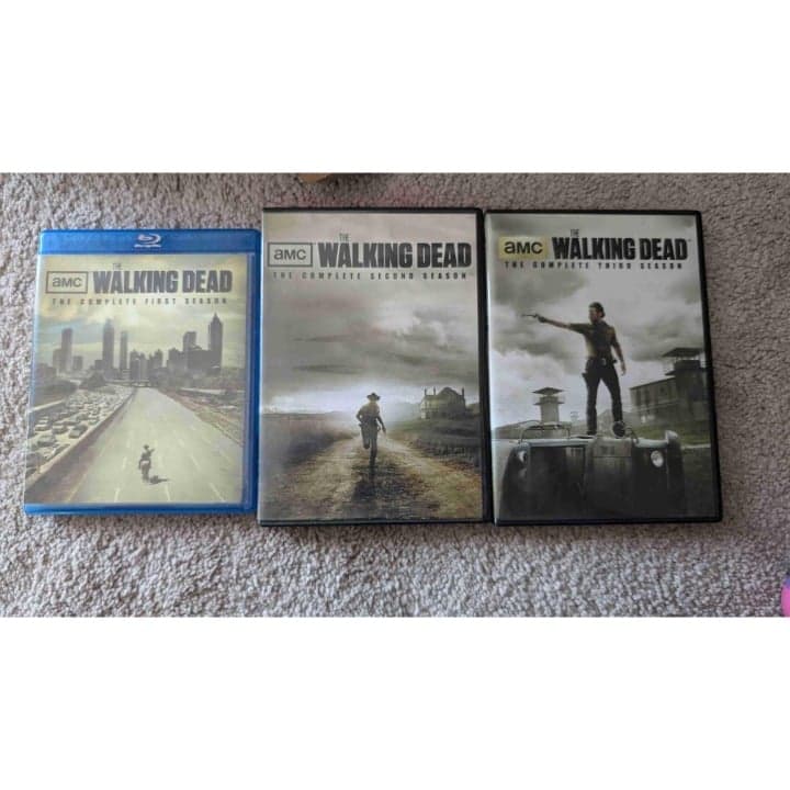 AMC Walking Dead Blu Ray And DVD Set Seasons 1 2 3 - Image 1