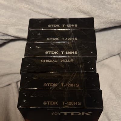 Lot of 6 TDK T-120 Minutes HS VHS Tapes 6 hour Premium Quality Blank Tapes - Thumbnail 4