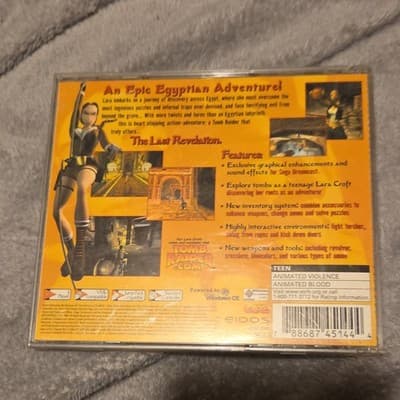 Eidos Tomb Raider Last Revelation Sega Dreamcast Action Adventure Manual VMU - Thumbnail 3