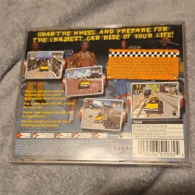 SEGA Crazy Taxi Multiplayer Sega Dreamcast Racing Manual Included T-Teen 2000 - Thumbnail 2