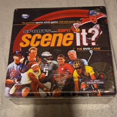 Screenlife Sports Scene It? ESPN DVD Board Game w/ Metal Tokens & Trivia Cards - Image 1
