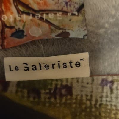 Le Galeriste Art Print Bird Shoulder Bag Multicolor Black Strap Accents Women’s - Thumbnail 2