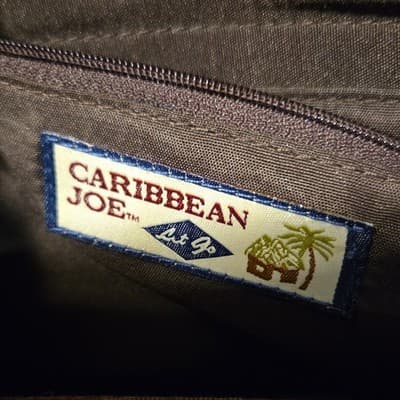 Caribbean Joe Striped Shoulder Bag with Coin Purse Palm Tree Accent Women’s - Thumbnail 6