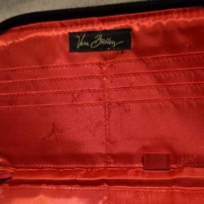 Vera Bradley Floral Quilted Zip-Around Wallet, Credit Card Folding, Women's - Thumbnail 3