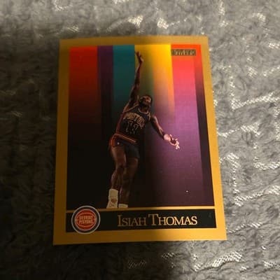 SkyBox 1990-91 Isiah Thomas Detroit Pistons #93 Base Set Basketball Card - Image 1