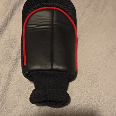 Miami Heat Golf Wood Head Cover Black Red Leather Mesh - Thumbnail 2