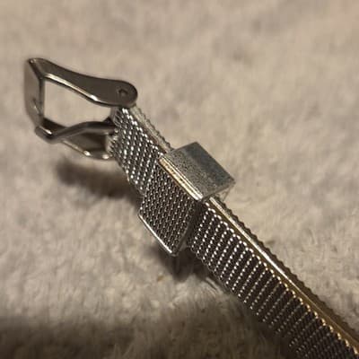 Diabetic Medical ID Bracelet Stainless Steel Silver Mesh Adjustable Engraved - Thumbnail 3