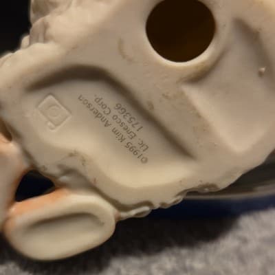 Enesco Kim Anderson Porcelain Girl Figurine Matte Finish 1995 Collectible - Thumbnail 3
