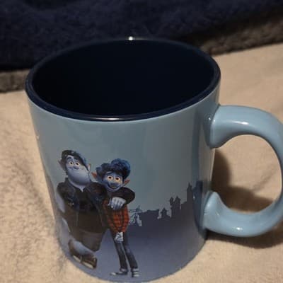 Silver Buffalo Disney Onward Ceramic Mug 20oz Blue Collectible - Image 1
