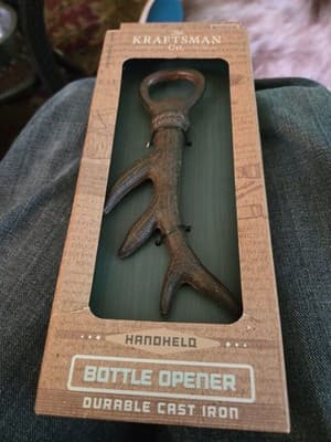 The Kraftsman Co Beer Bottle Opener With Cap Catcher - Image 1