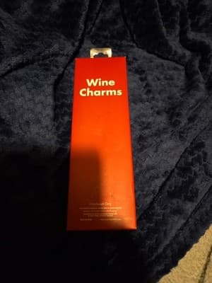 Wine Charms Decorative Stemware Set of 6 Wine Glass Tags - Thumbnail 2