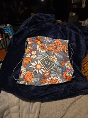 Vera Bradley Women's Essential Sling Backpack Dark Orange Paisley - Image 1