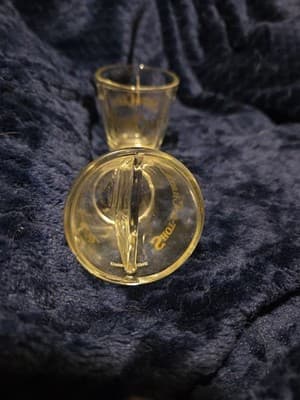 Rum Chata Shot-A-Chata Divided Shot Glass Barware A Pair - Thumbnail 2