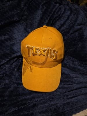 Texas Longhorns Baseball Cap Medium Large Golden Brown - Image 1
