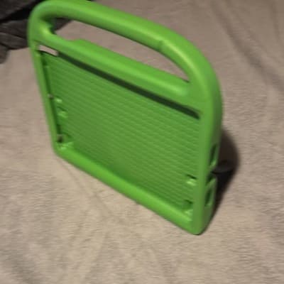 Green Rugged Silicone Tablet Case with Handle, Integrated Stand, Shockproof - Thumbnail 5