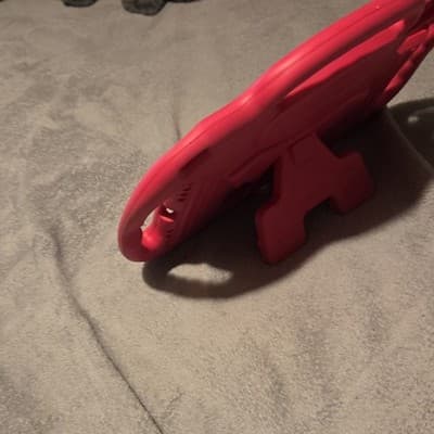 EWA Red Silicone Stand Case with Handle, Shockproof, Freestanding - Thumbnail 4