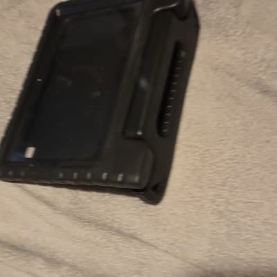 Black Rugged Silicone Tablet Case with Handle, Integrated Stand, Shockproof - Thumbnail 3
