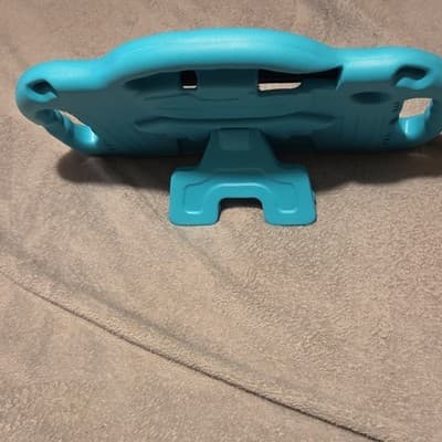 Blue Rugged Silicone Tablet Case with Handle, Integrated Stand, Impact Resistant - Thumbnail 3