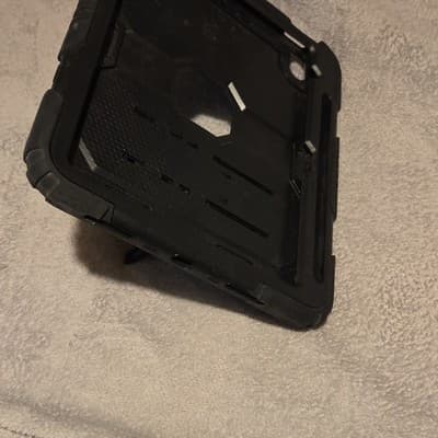 Black Rugged Silicone Tablet Case with Stand, Impact Resistant, Shockproof - Thumbnail 3