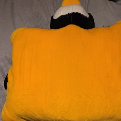 Northpoint Kids Penguin Plush Pillow Animal Print Polyester Black Yellow White - Thumbnail 3