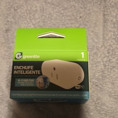 Greenlite Smart Plug Wi-Fi Alexa Google Assistant App Voice Control US Plug - Thumbnail 2