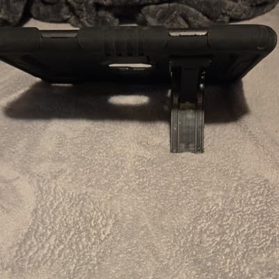 Black Rugged Silicone Tablet Case with Stand, Impact Resistant, Shockproof - Thumbnail 4