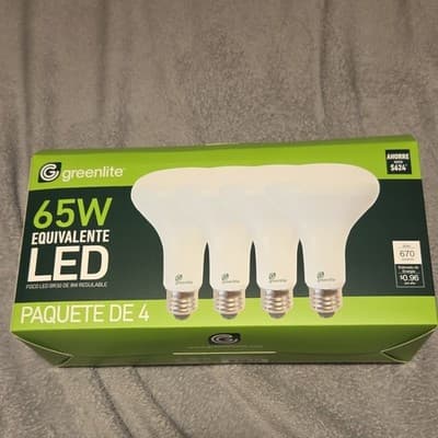 Greenlite LED BR30 Dimmable Floodlight Bulb 65W Equivalent 4 Pack - Thumbnail 2