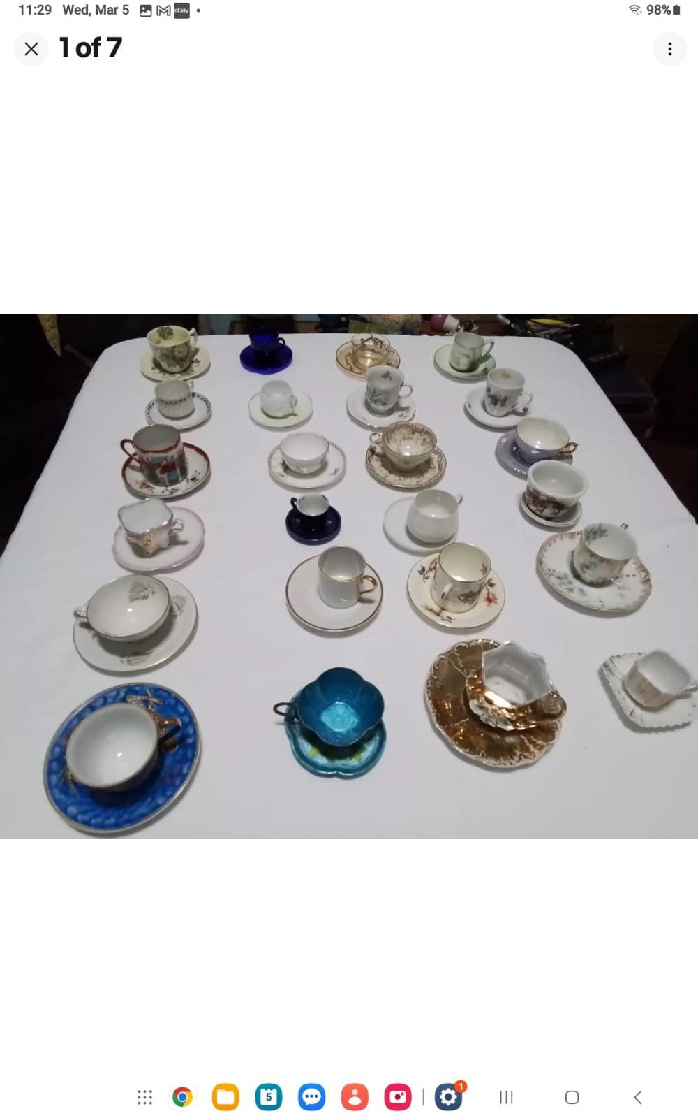 Vintage Tea Cups Lot Of 24 - Image 1