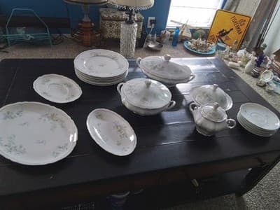 Early 1900's Antique Vienna Austria Crown China Lot Of 16 - Thumbnail 2