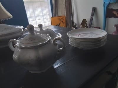 Early 1900's Antique Vienna Austria Crown China Lot Of 16 - Thumbnail 3