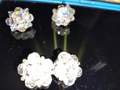 Vintage Laguna Crystal Jewelry Lot Of 5 Mixed - Thumbnail 8