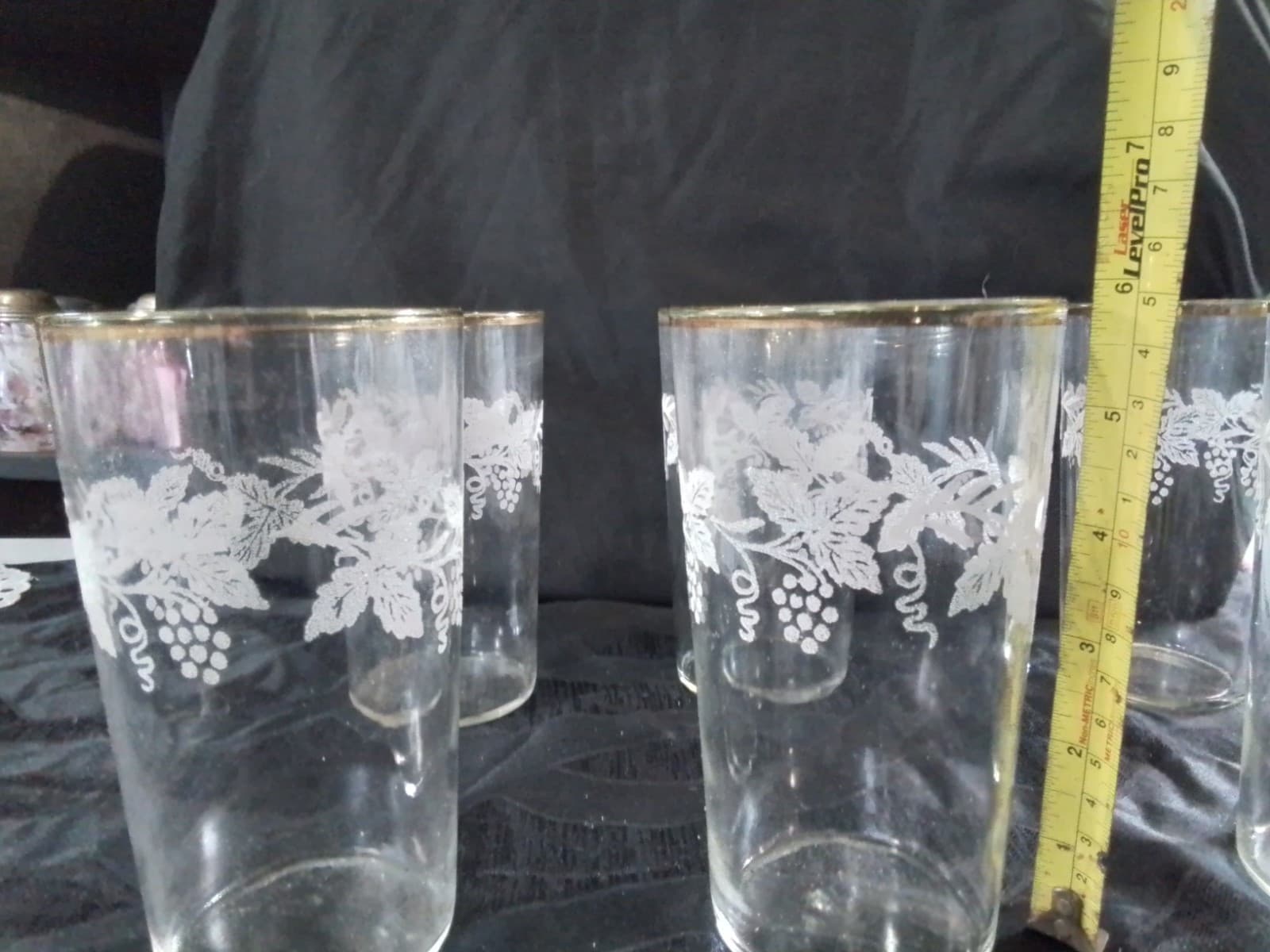 Bartlett Collins Glassware, Vintage Tom Collins Glasses - Thumbnail 3