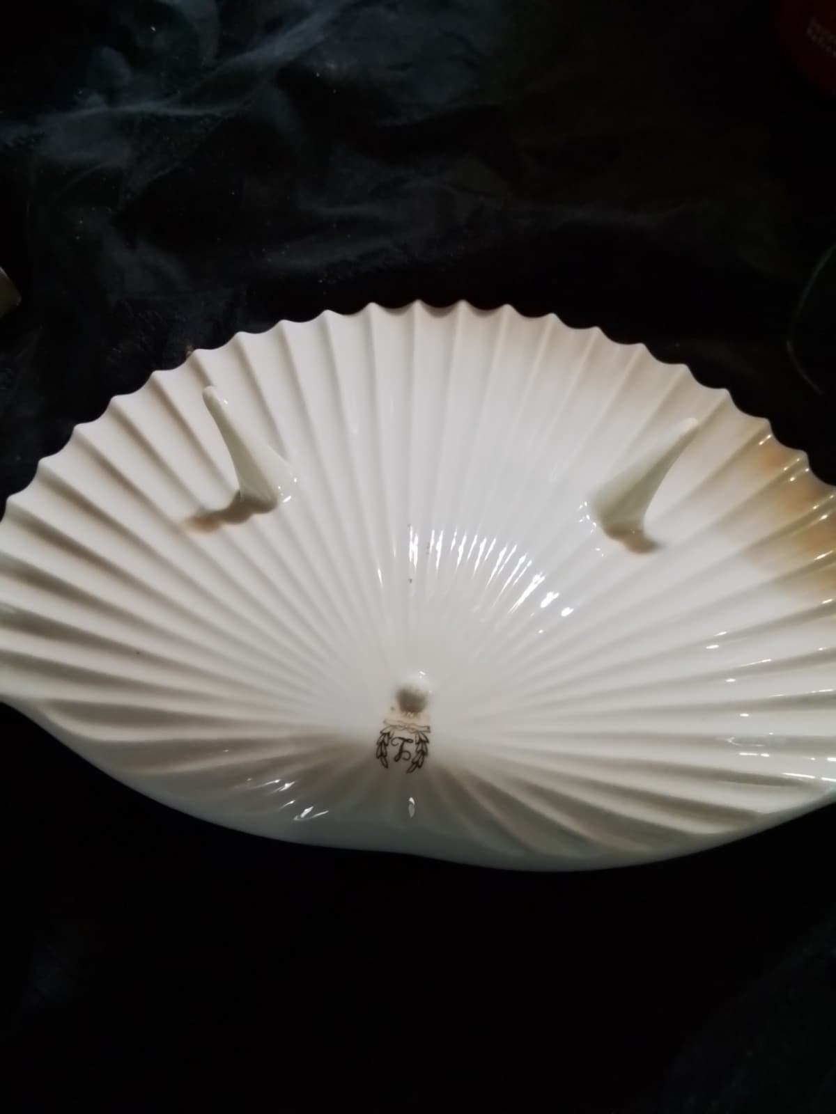 Lenox sea shell dish pink collectible home decor gold trim trinket - Thumbnail 2