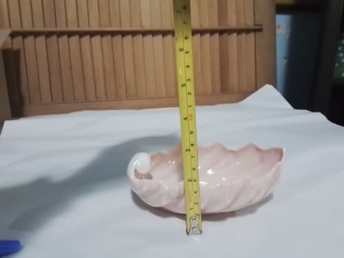 Vintage LENOX PINK AND WHITE LEAF DISH - Thumbnail 5