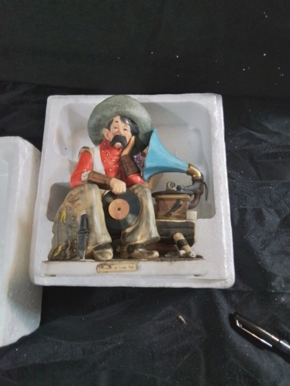 ORIGINAL 1979 Version Norman Rockwell/David Grossman - DREAMS OF LONG AGO Cowboy - Image 1