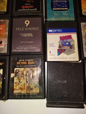 Vintage ATARI GAME CONSOLES LOT OF 2 AND LOT OF 30 GAMES - Thumbnail 10