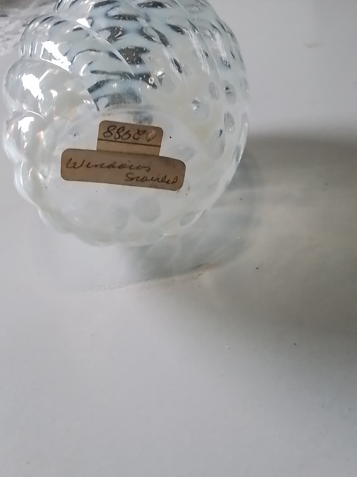 Vintage Opalescent Swirl Sugar Saker - Thumbnail 3