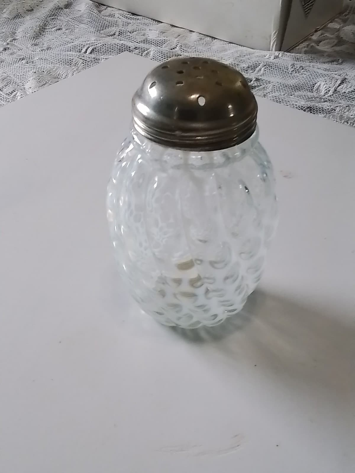 Vintage Opalescent Swirl Sugar Saker - Thumbnail 2