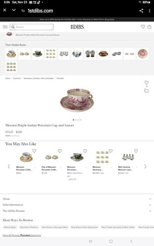 Lot Of 24 Vintage Tea Cups And Saucers 1800's Early 1900's - Thumbnail 15
