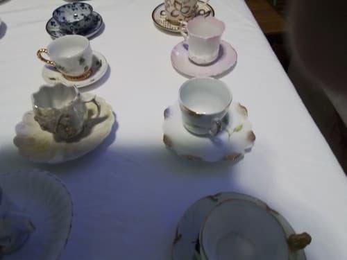 Lot Of 24 Vintage Tea Cups And Saucers 1800's Early 1900's - Thumbnail 6